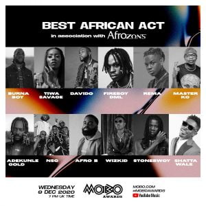 Master KG Nominated For The MOBO Awards