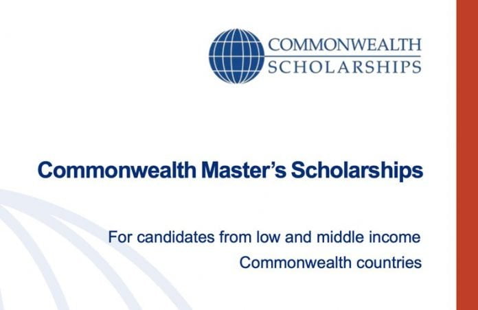 Commonwealth Master’s Scholarships 2021 for full-time Master’s study at a UK university (Fully Funded)