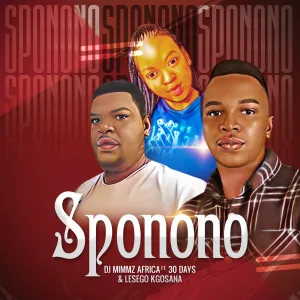Dj Mimmz Africa – Sponono fT. 30 Days LeSeGo Kgosana artwork mp3 download zamusic 1